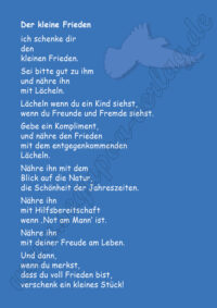 Postkarte "Der kleine Frieden"